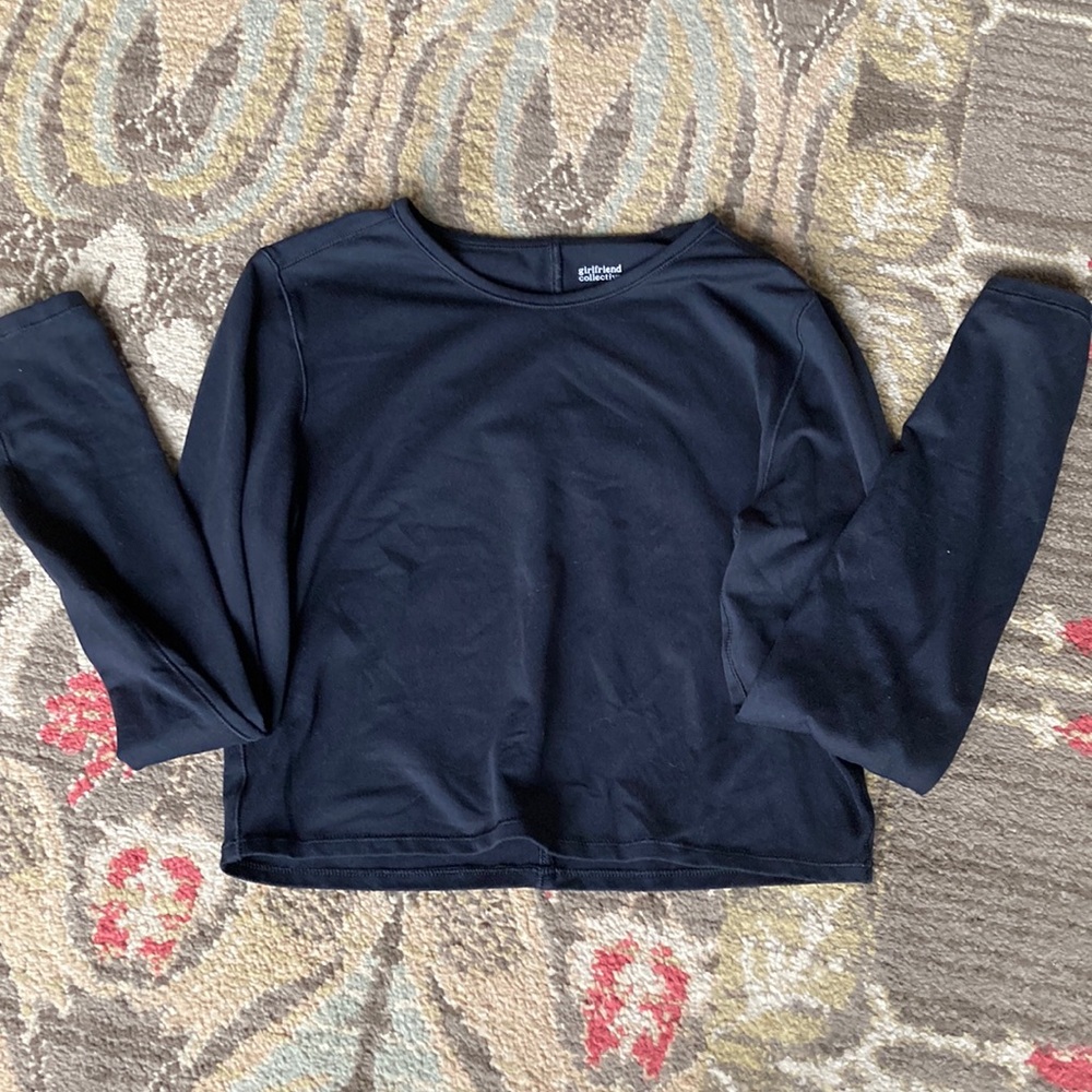Girlfriend Collective Lift long sleeve crop t-shirt